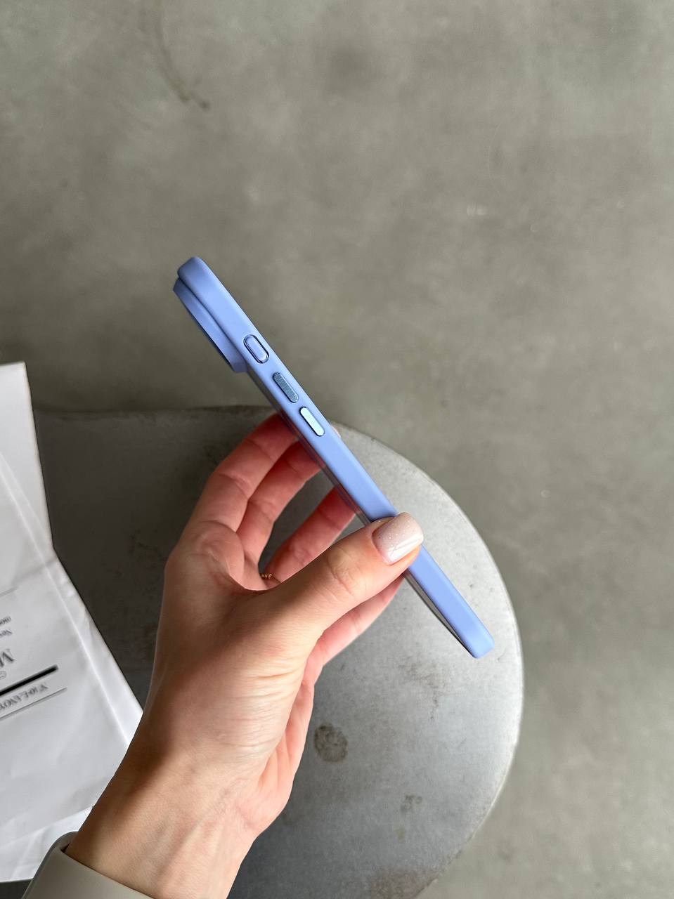 Чохол матовий з Magsafe на iPhone 17 Air Blue