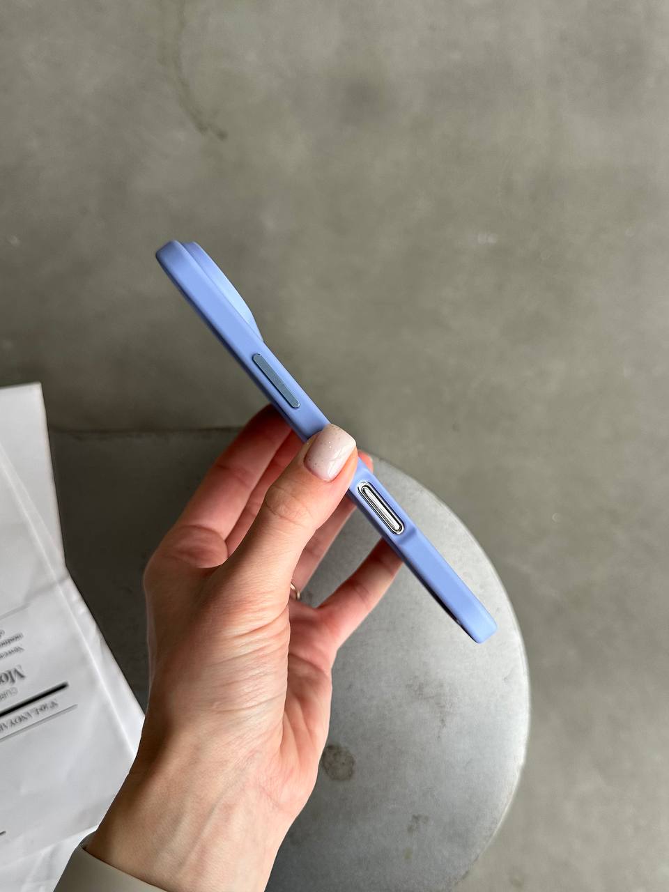 Чохол матовий з Magsafe на iPhone 17 Air Blue