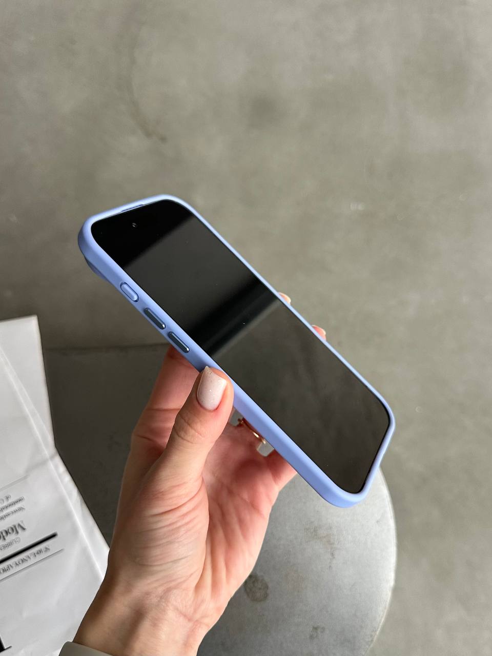 Чохол матовий з Magsafe на iPhone 17 Air Blue