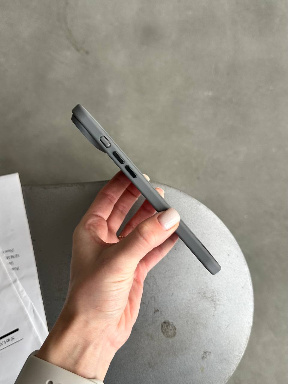Чохол матовий з Magsafe на iPhone 17 Air Gray