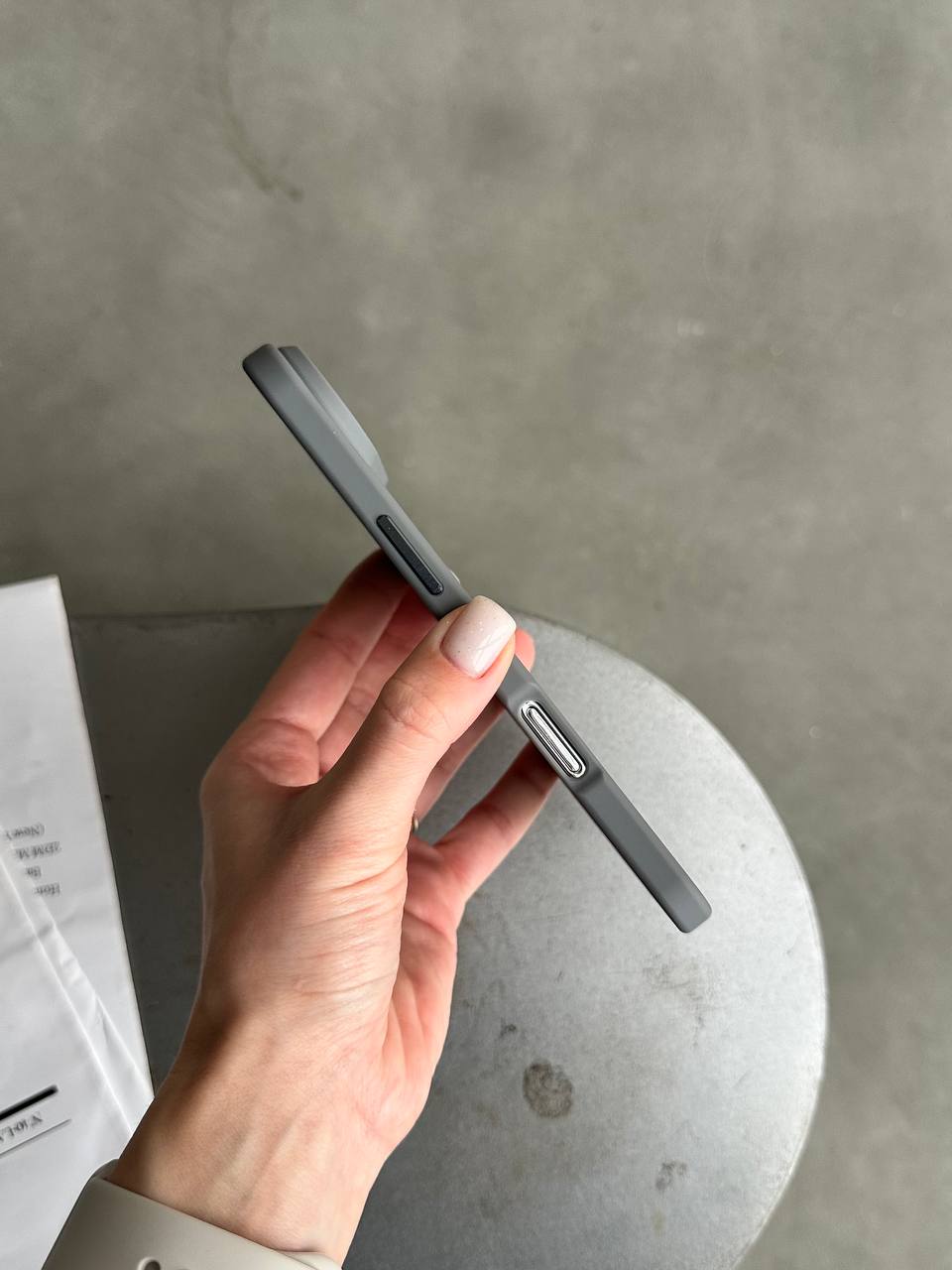 Чохол матовий з Magsafe на iPhone 17 Air Gray