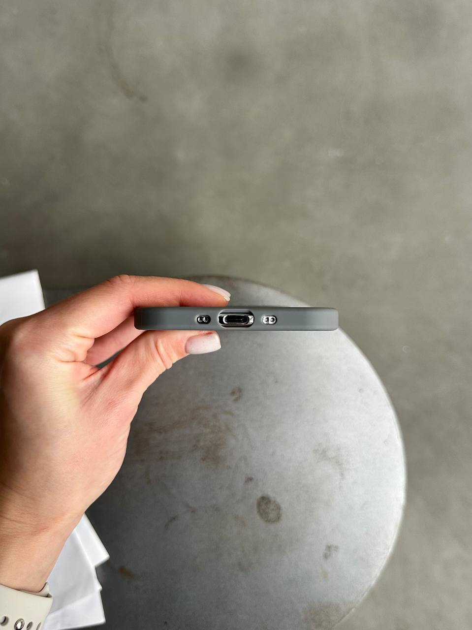 Чохол матовий з Magsafe на iPhone 17 Air Gray