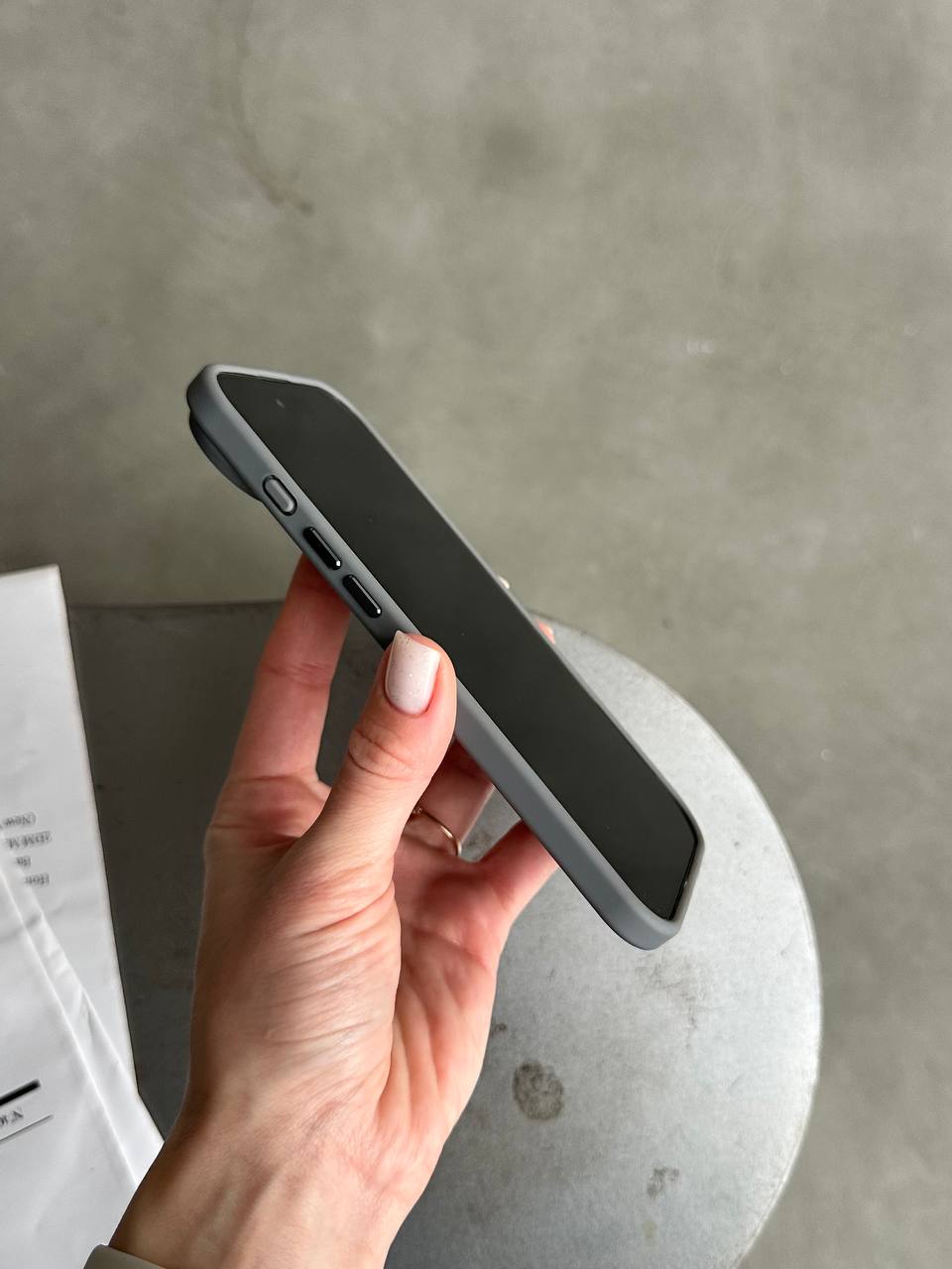 Чохол матовий з Magsafe на iPhone 17 Air Gray