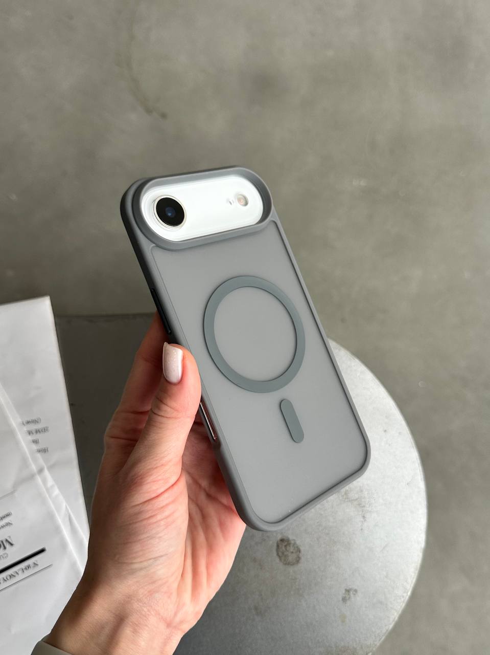 Чохол матовий з Magsafe на iPhone 17 Air Gray