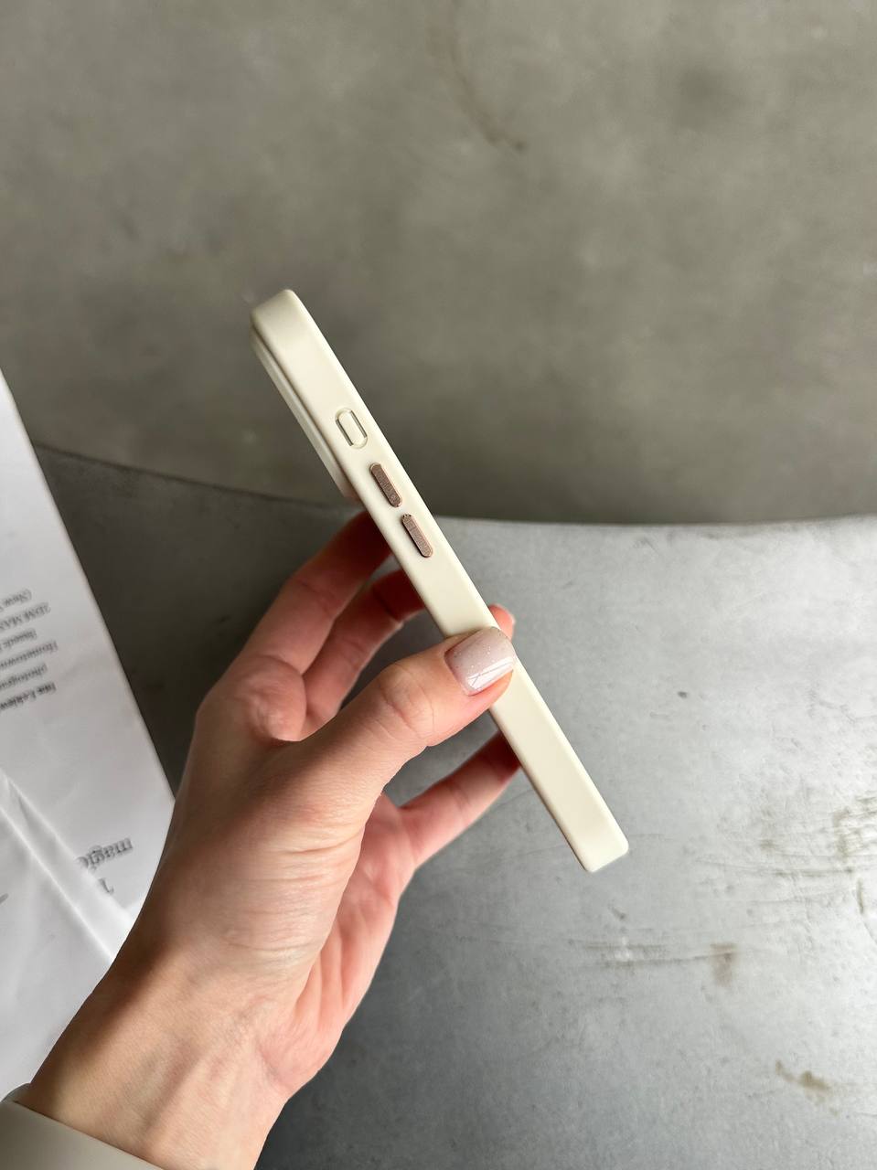Чохол матовий з Magsafe на iPhone 17 Pro Beige