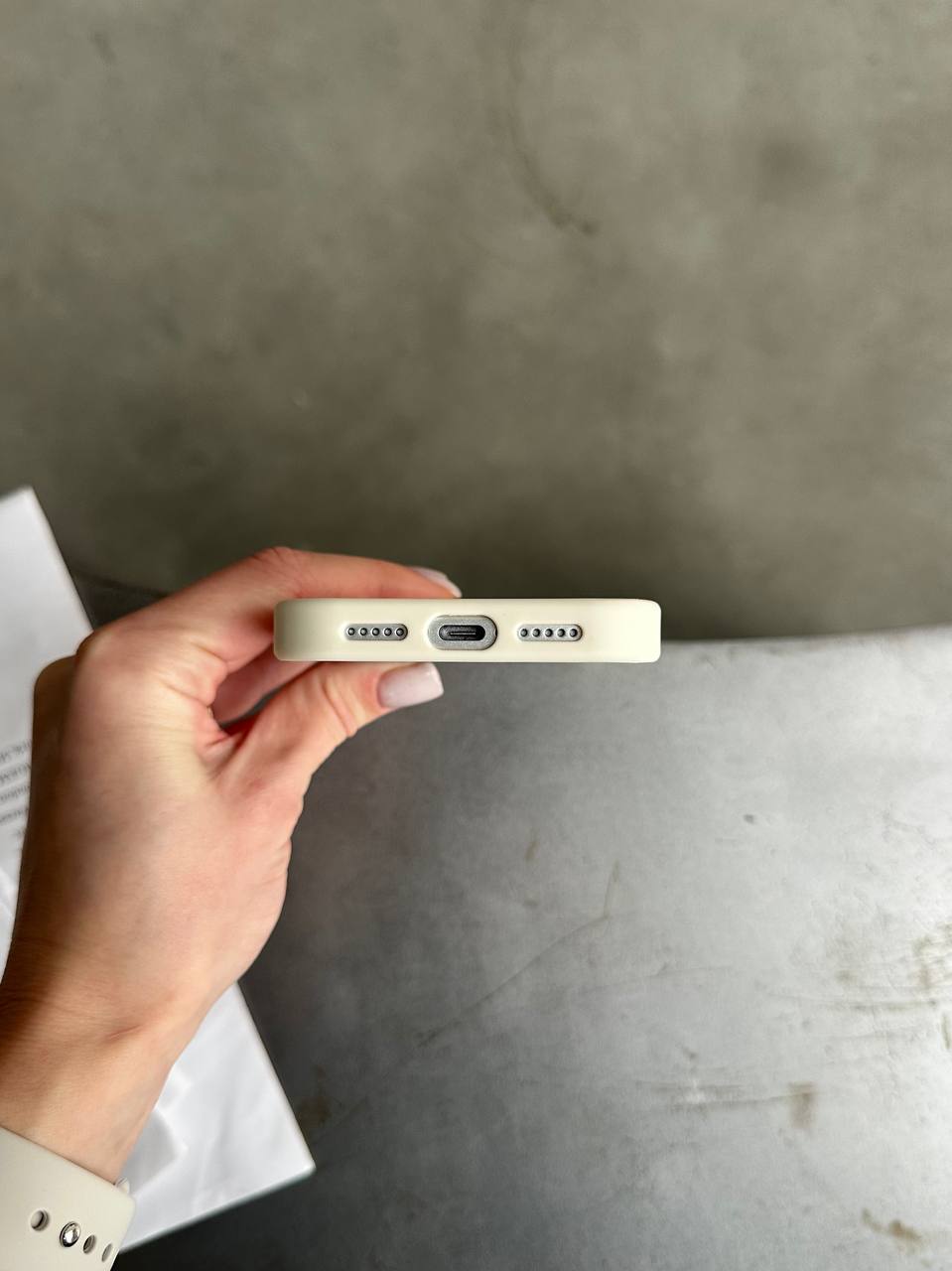 Чохол матовий з Magsafe на iPhone 17 Pro Beige