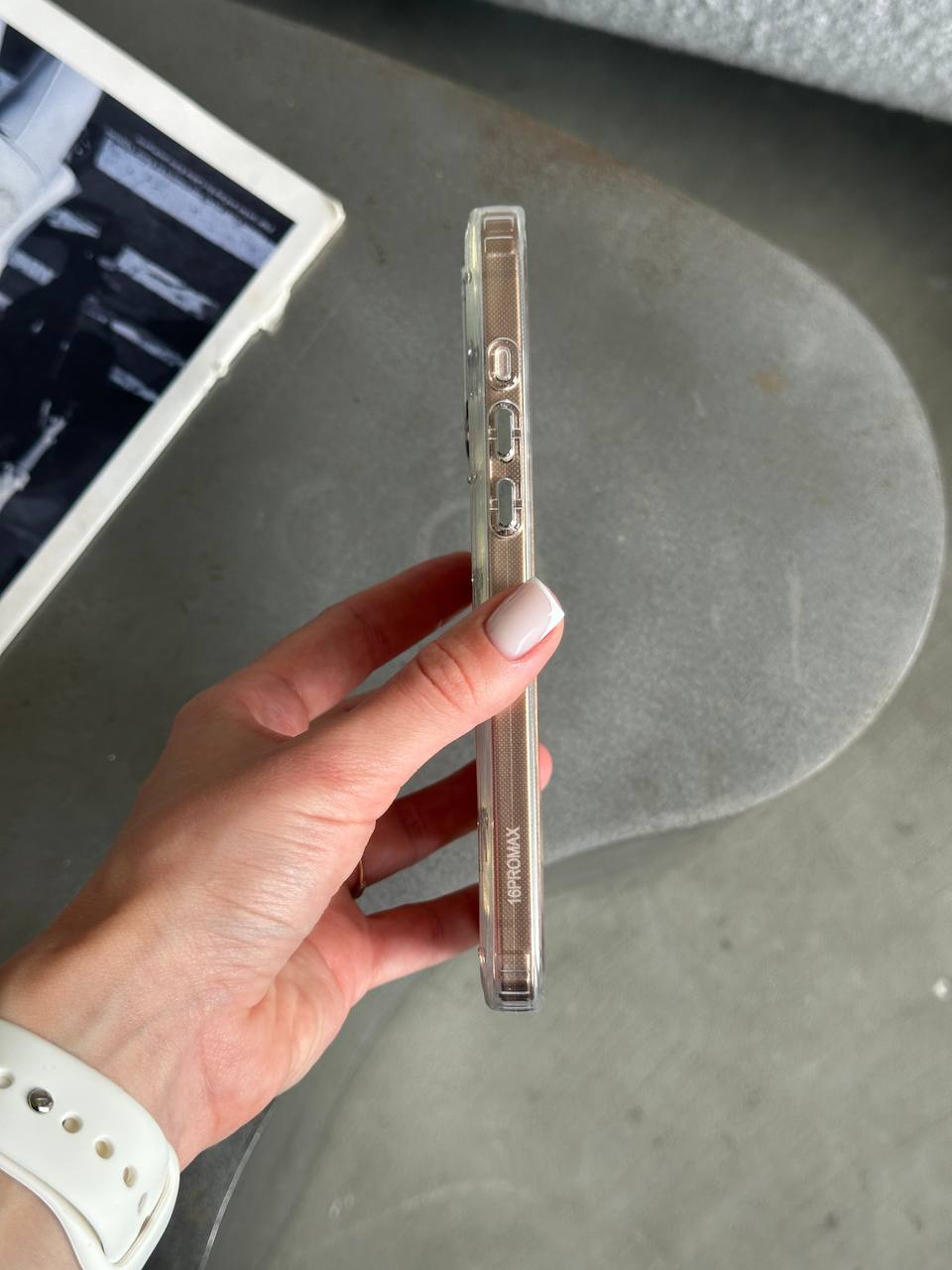 Чохол прозорий Bow Case з бантиками на iPhone 16 Pro