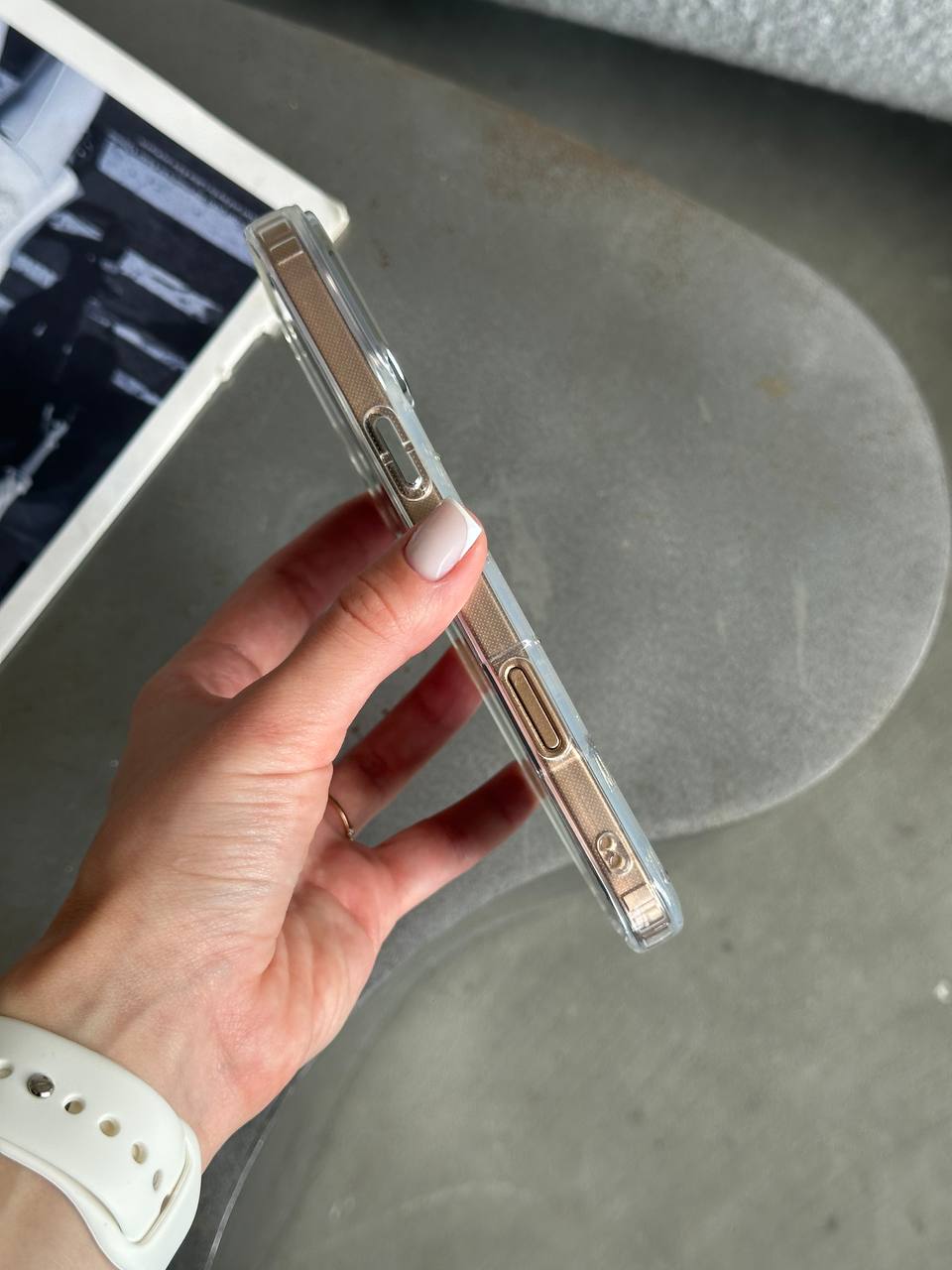 Чохол прозорий Bow Case з бантиками на iPhone 16 Pro