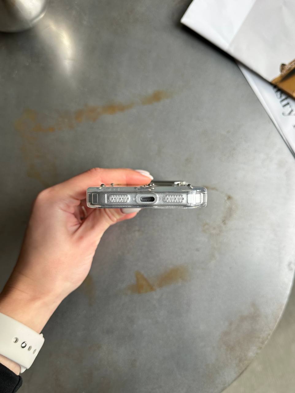 Чохол прозорий Bow Case з бантиками на iPhone 17 Pro