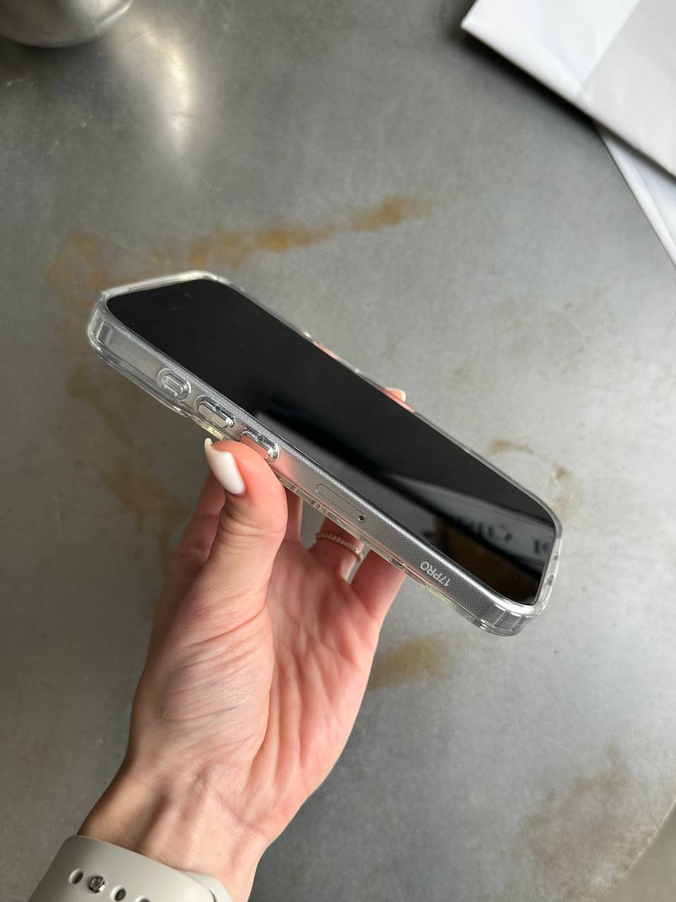 Чохол прозорий Bow Case з бантиками на iPhone 17 Pro