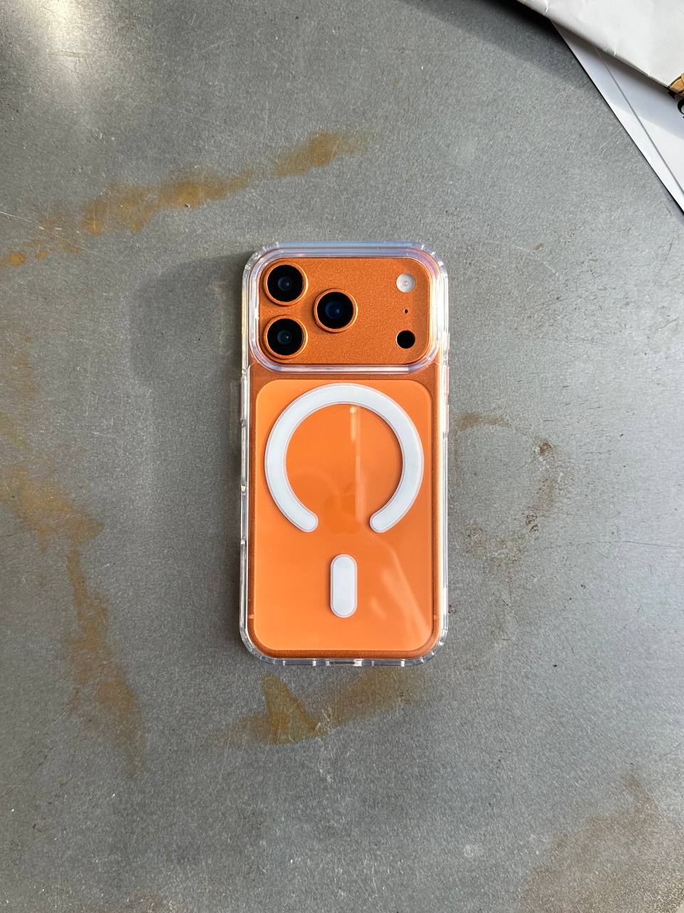 Чехол прозрачный Clear Case с Magsafe на iPhone 17 Pro