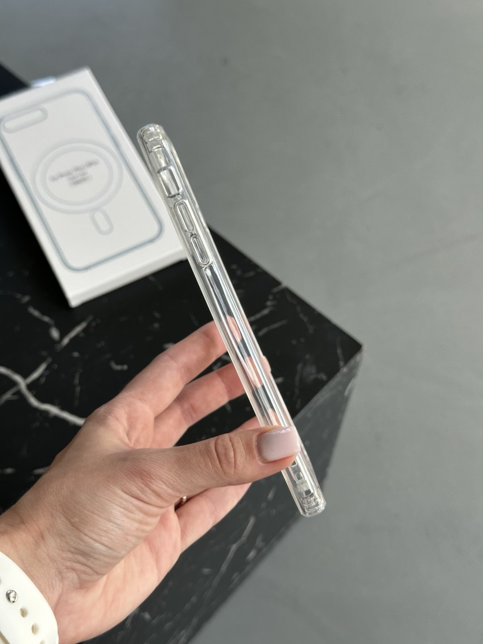 Чохол прозорий Clear Case з Magsafe на iPhone 7+ / 8+