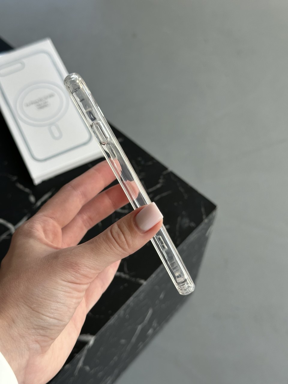 Чехол прозрачный Clear Case с Magsafe на iPhone 7 / 8/SE