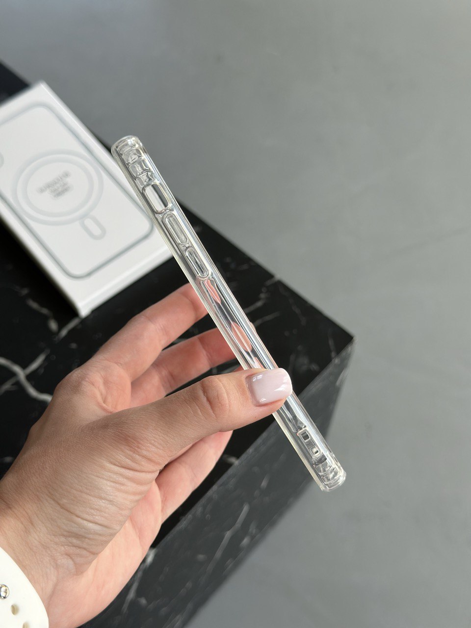 Чохол прозорий Clear Case з Magsafe на iPhone ХR