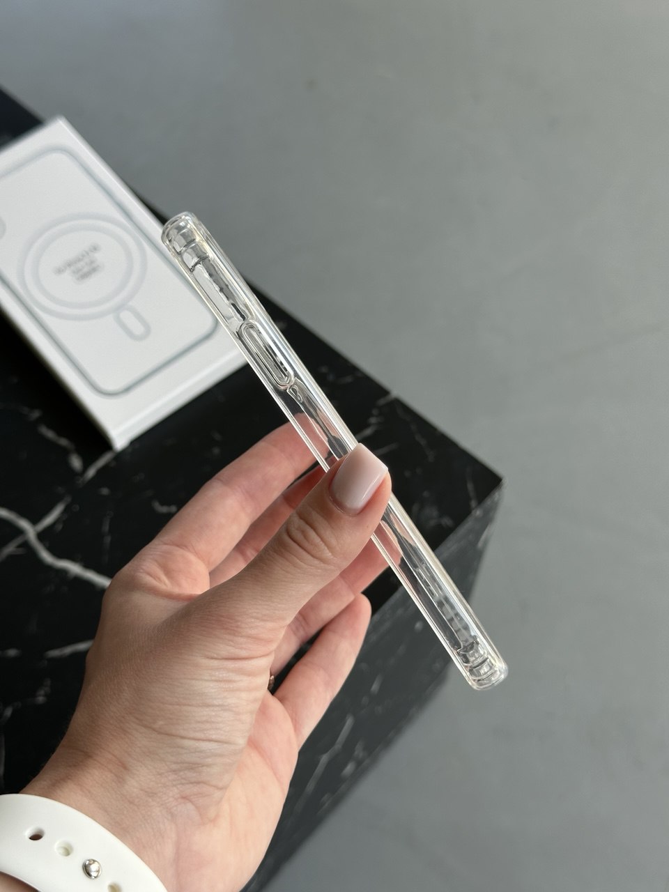 Чохол прозорий Clear Case з Magsafe на iPhone ХR