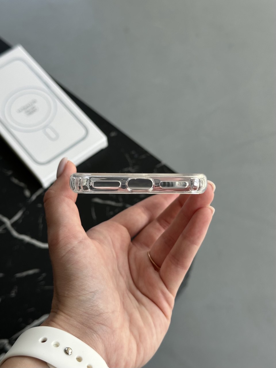 Чохол прозорий Clear Case з Magsafe на iPhone ХR