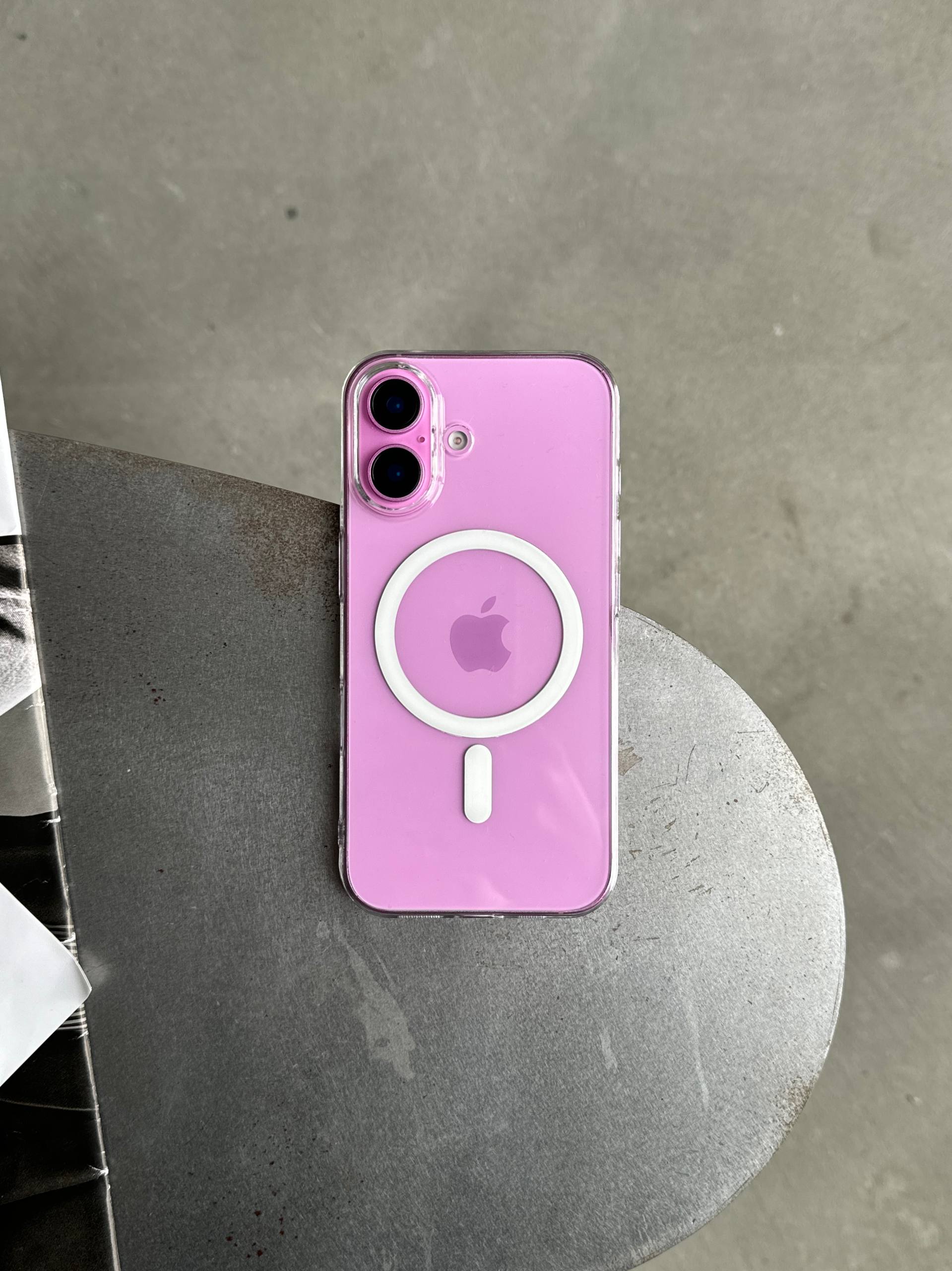 Чехол прозрачный Crystal case с Magsafe на iPhone 17