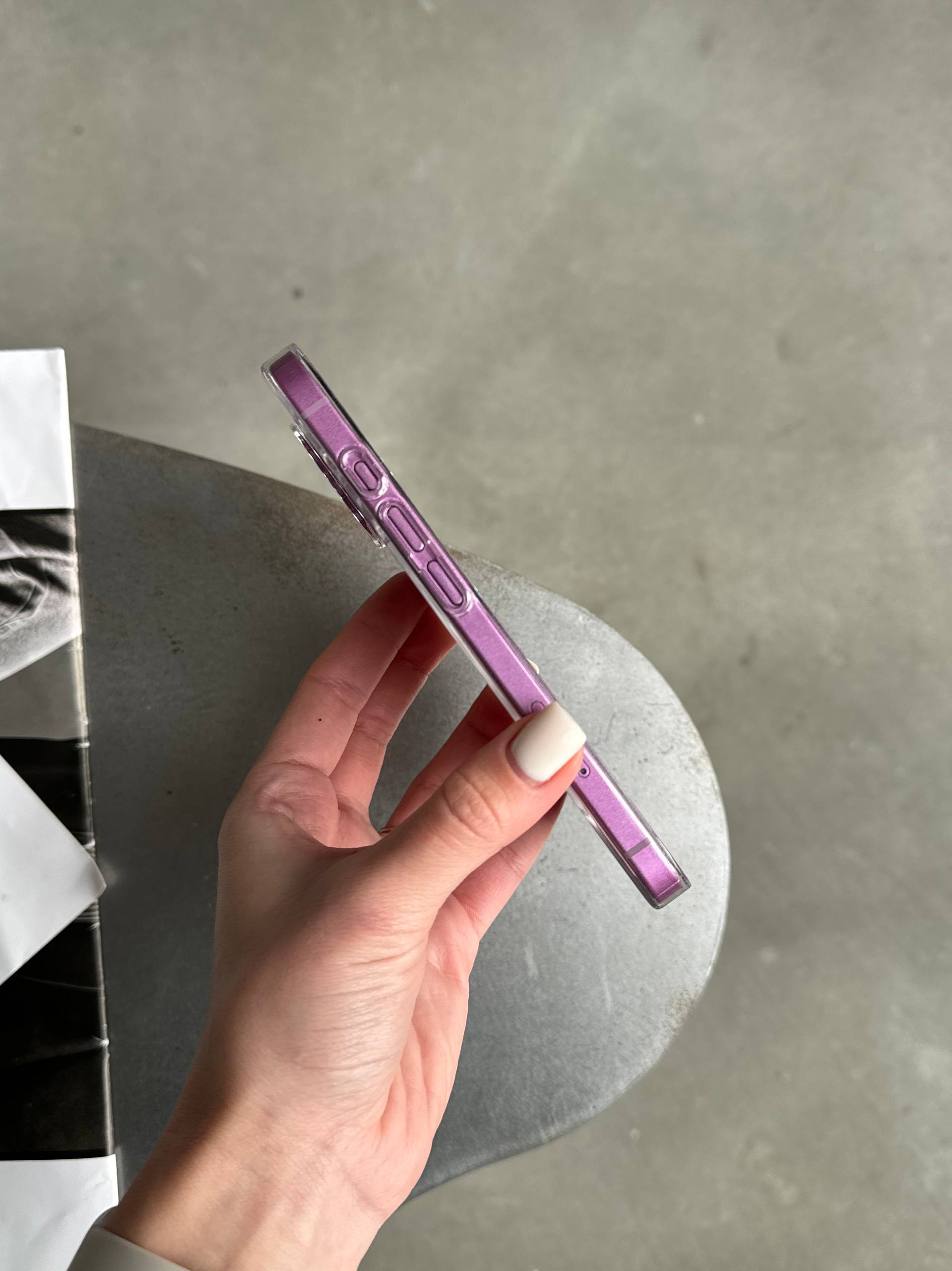 Чохол прозорий Crystal case з Magsafe на iPhone 17
