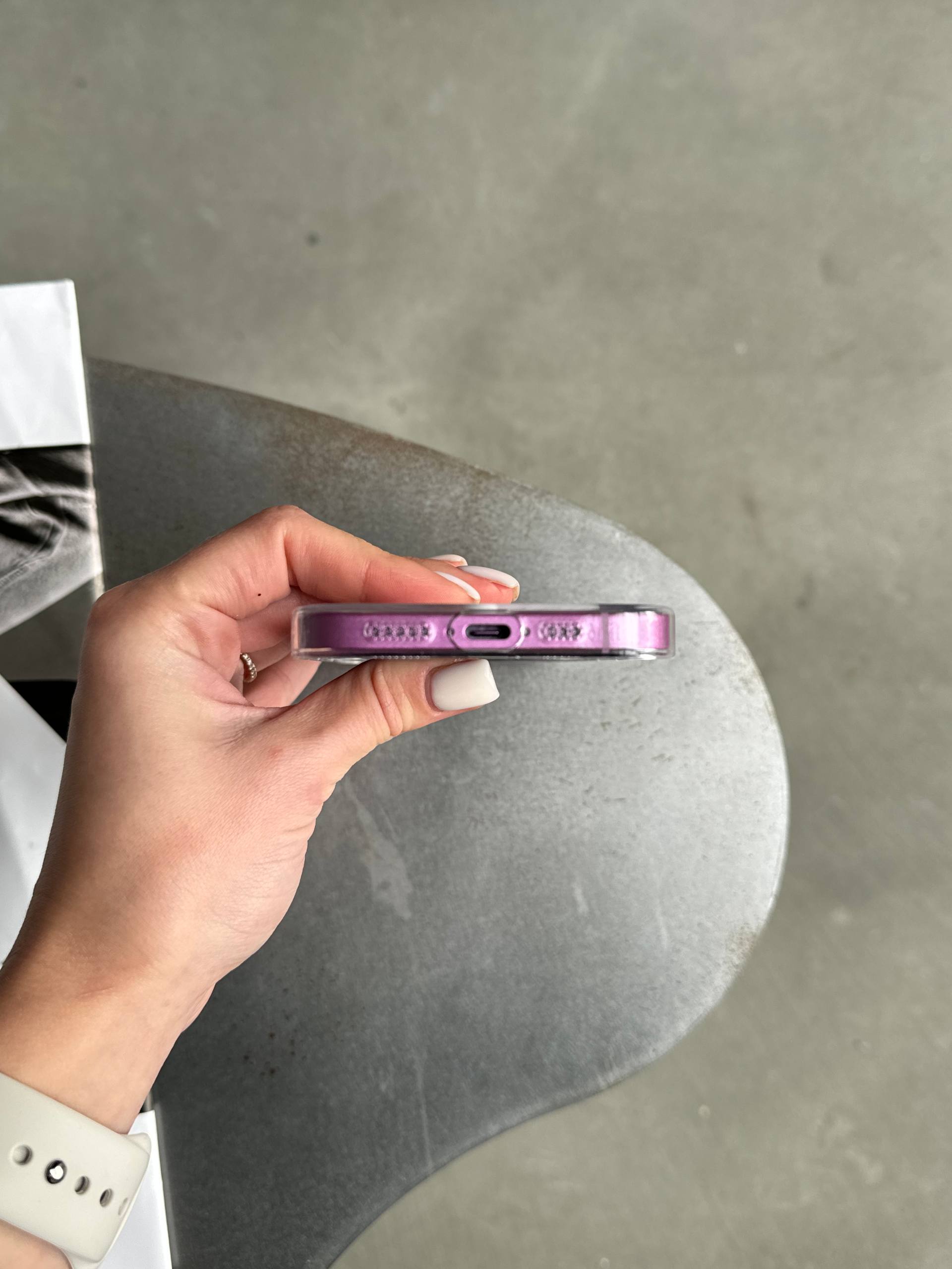 Чохол прозорий Crystal case з Magsafe на iPhone 17