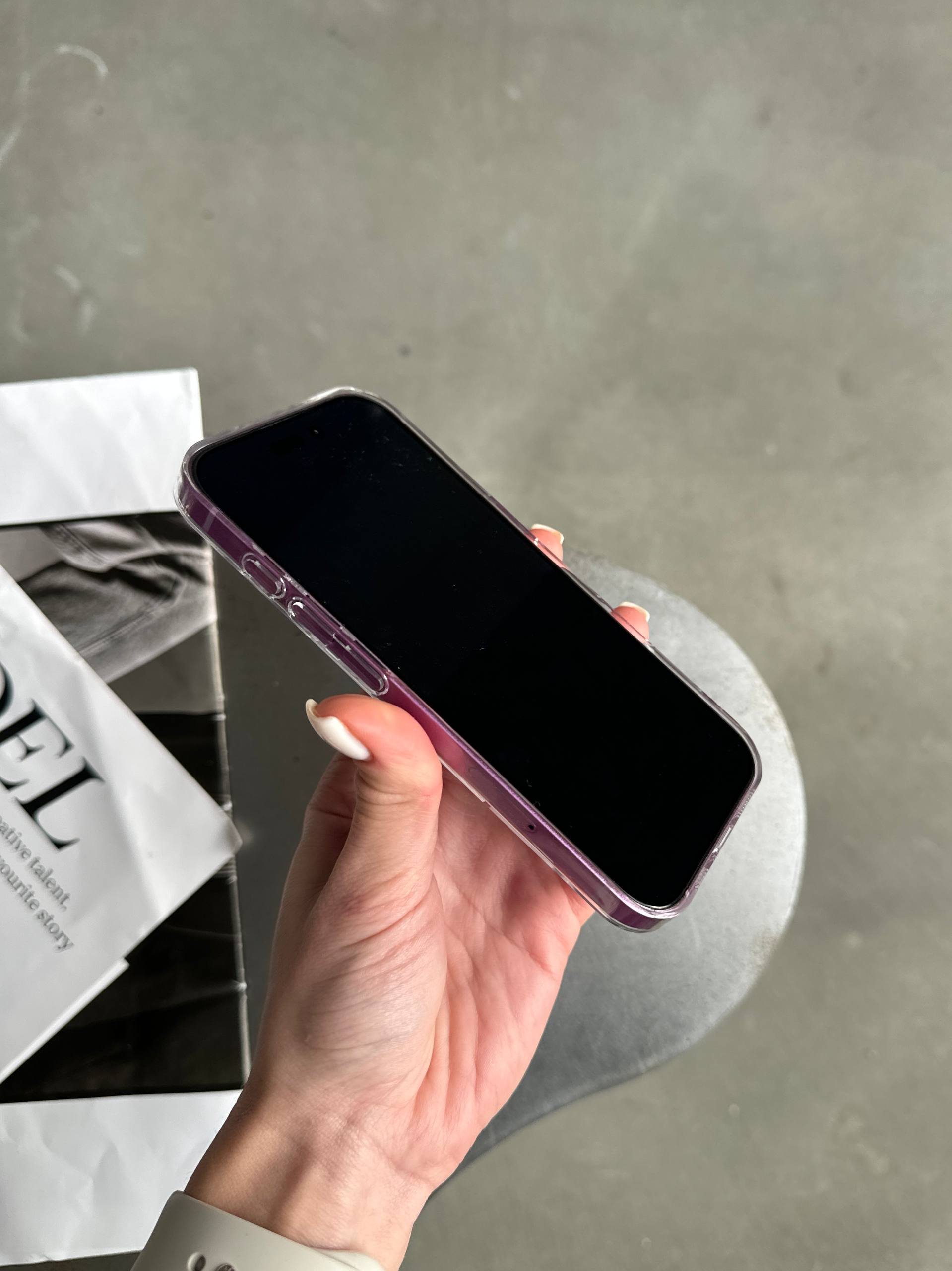 Чохол прозорий Crystal case з Magsafe на iPhone 17