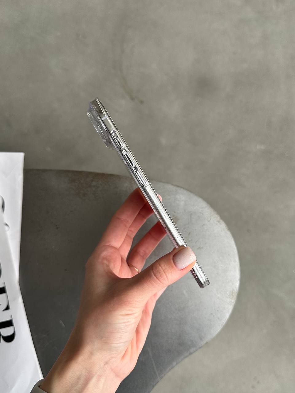 Чохол прозорий Crystal case з Magsafe на iPhone 17 Air