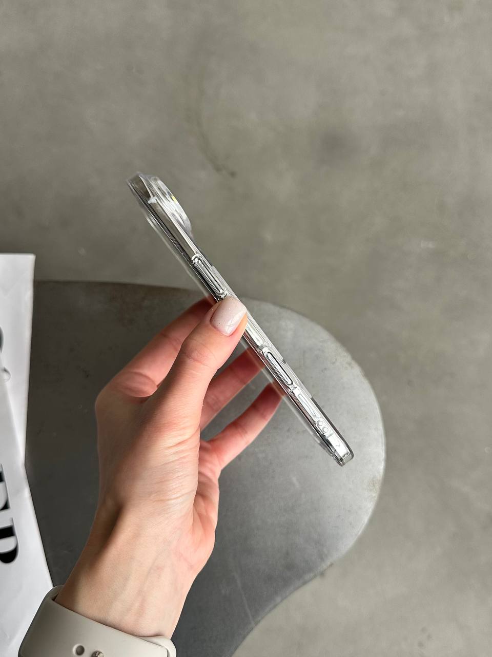 Чохол прозорий Crystal case з Magsafe на iPhone 17 Air