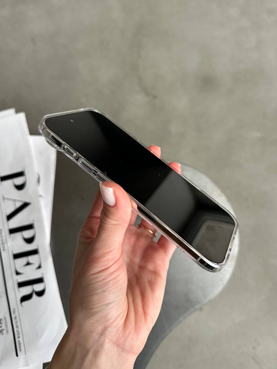 Чохол прозорий Crystal case з Magsafe на iPhone 17 Air