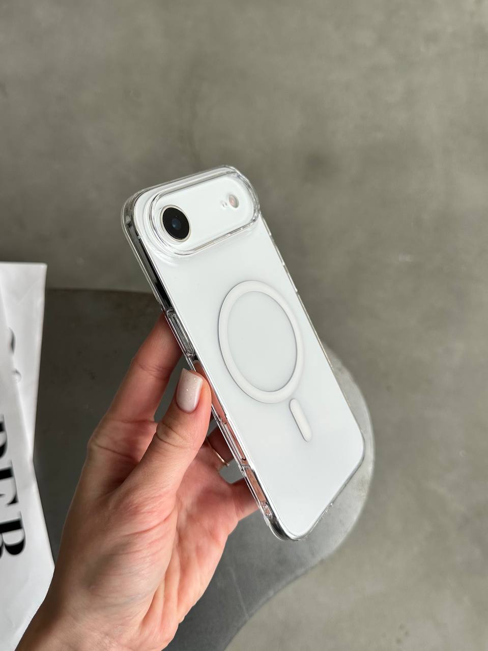 Чохол прозорий Crystal case з Magsafe на iPhone 17 Air