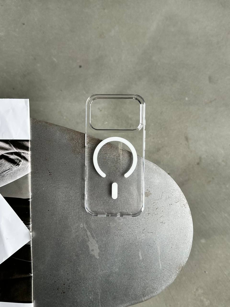 Чехол прозрачный Crystal case с Magsafe на iPhone 17 Pro