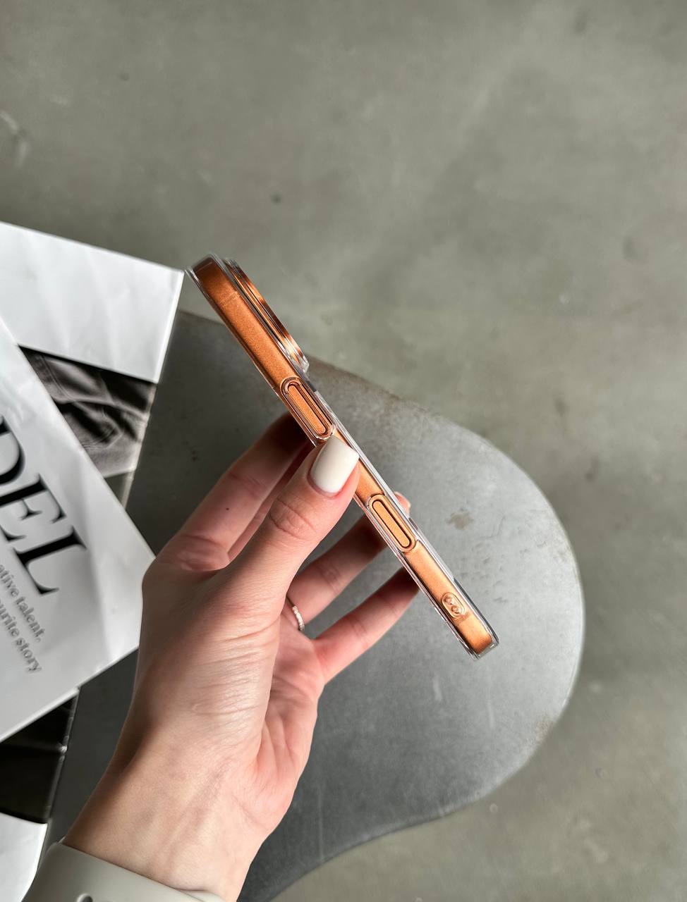 Чехол прозрачный Crystal case с Magsafe на iPhone 17 Pro