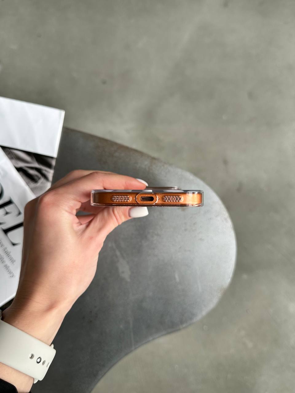 Чехол прозрачный Crystal case с Magsafe на iPhone 17 Pro