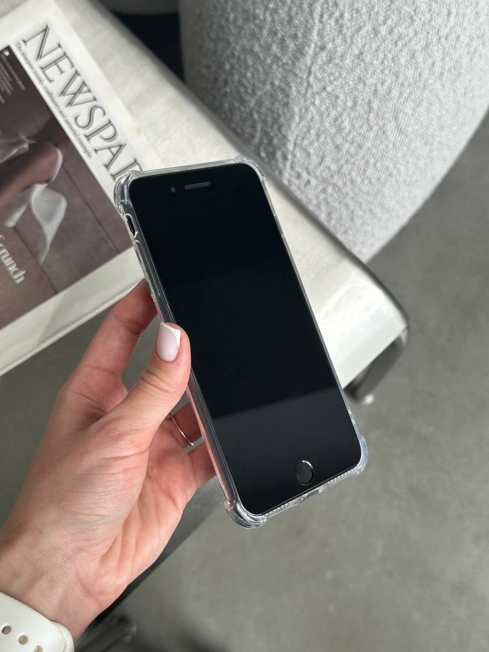 Чехол прозрачный Pocket Case с карманом на iPhone 7+ / 8+