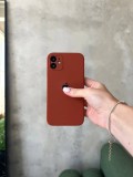 Чохол Silicone case із закритою камерою на iPhone 11 Brown #42
