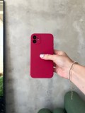 Чохол Silicone case із закритою камерою на iPhone 11 Wine Red #21