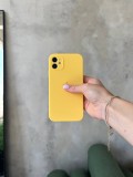 Чохол Silicone case із закритою камерою на iPhone 11 Yellow #04