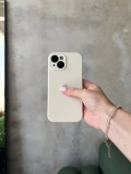 Чохол Silicone case із закритою камерою на iPhone 14+ Beige #10