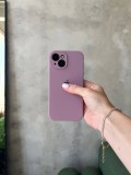 Чохол Silicone case із закритою камерою на iPhone 14+ Blueberry #36
