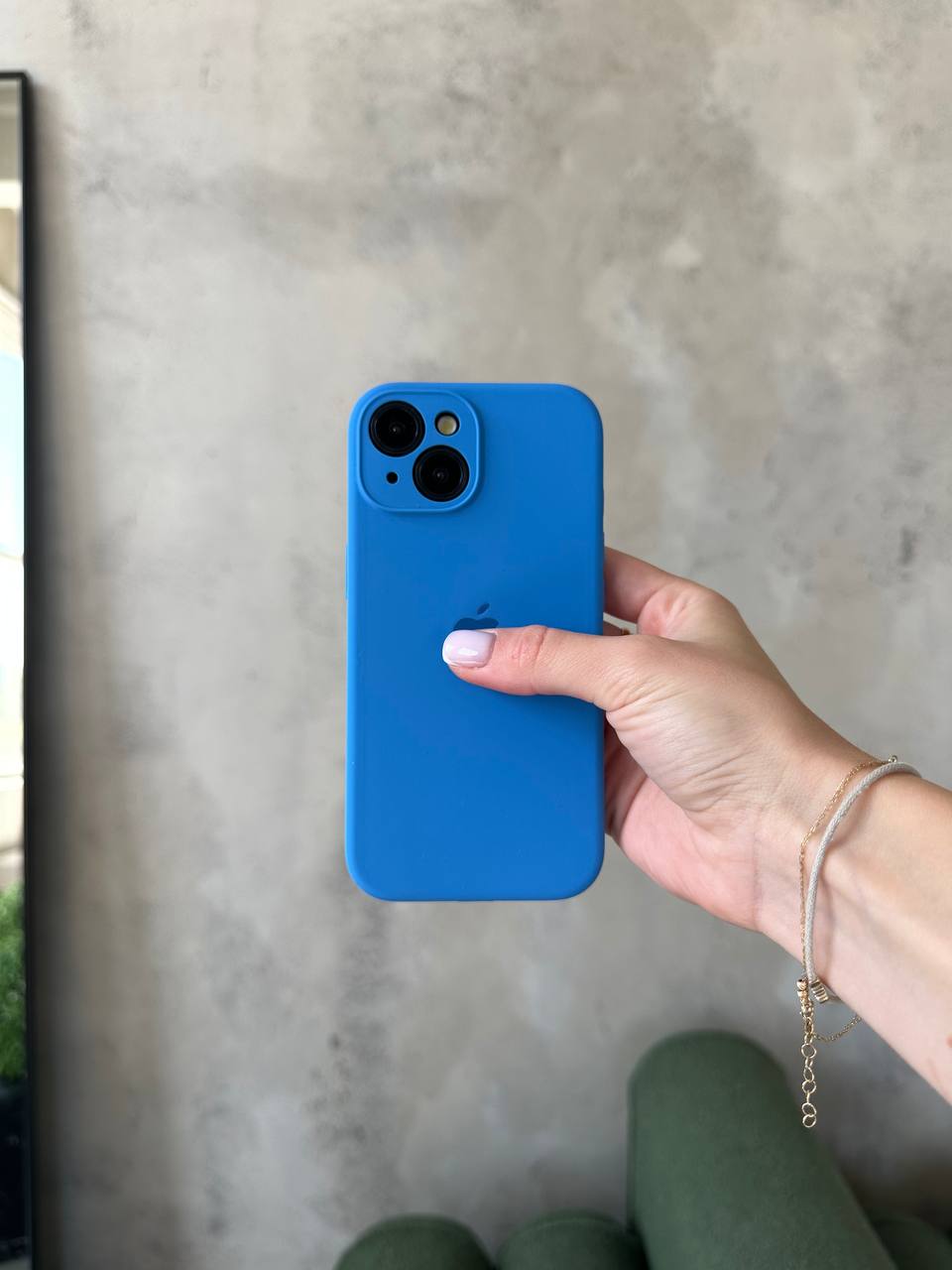 Чохол Silicone case із закритою камерою на iPhone 15 Royal Blue #03