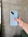 Чохол Silicone case із закритою камерою на iPhone 14+ Sky Blue #27