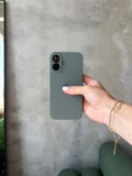 Чохол Silicone case із закритою камерою на iPhone 16 Pine Green #46