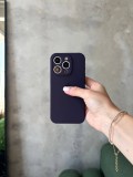 Чохол Silicone case із закритою камерою на iPhone 15 Pro Max Elderberry #59