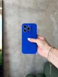 Чохол Silicone case із закритою камерою на iPhone 15 Pro Max Electric Blue #45