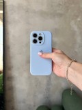 Чохол Silicone case із закритою камерою на iPhone 15 Pro Max Lilac #05