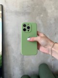 Чохол Silicone case із закритою камерою на iPhone 15 Pro Max Mint Gum #01
