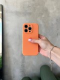 Чохол Silicone case із закритою камерою на iPhone 15 Pro Max Papaya #34