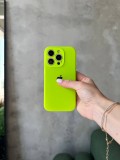 Чохол Silicone case із закритою камерою на iPhone 15 Pro Max Shiny Green #24