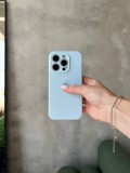 Чохол Silicone case із закритою камерою на iPhone 15 Pro Max Sky Blue #27