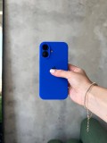 Чохол Silicone case із закритою камерою на iPhone 16 Electric Blue #45