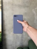 Чохол Silicone case із закритою камерою на iPhone 7+/8+ Lavander Grey #28