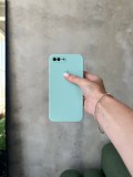 Чохол Silicone case із закритою камерою на iPhone SE 2020/2022 Light Cyan #48